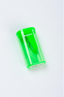 Чинка з контейнером, пластикова, одинарна, "Lighter", AXENT